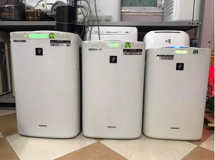 Máy lọc không khí Sharp 7000 sở hữu thiết kế hiện đại, năng động