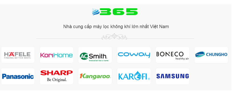 Siêu thị Máy Lọc Không Khí 365