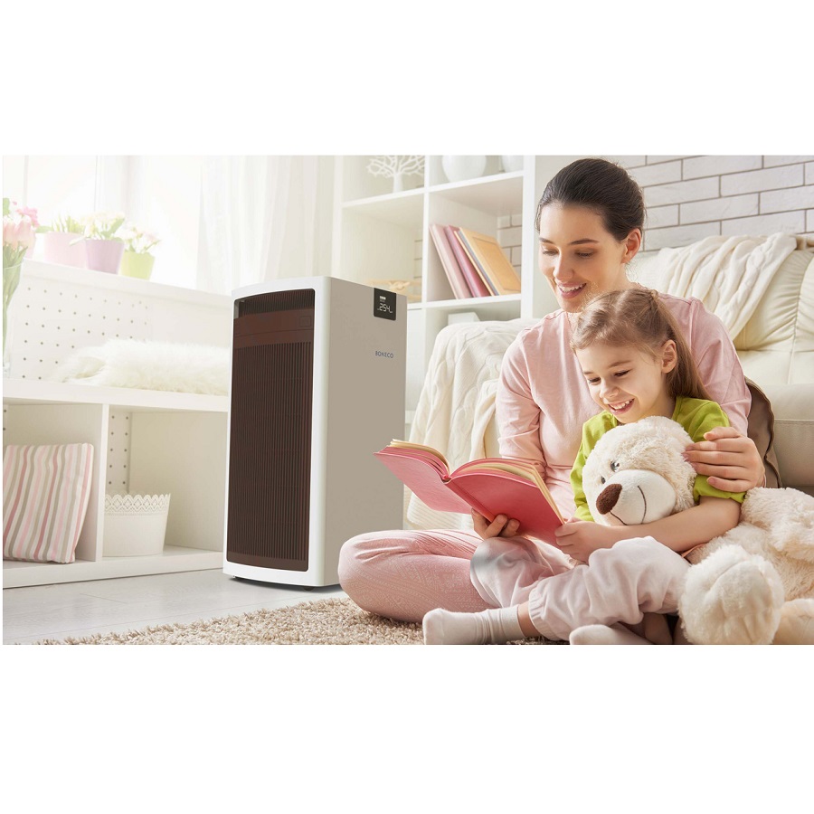 Nên dùng một chiếc máy lọc không khí trong phòng của bé