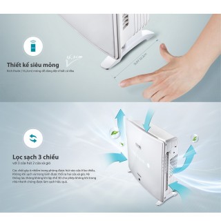 Máy lọc không khí ChungHo HEPA - Whirlis Silent CHA-N500A3